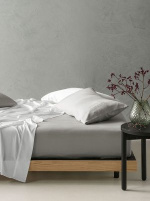 Elka Fitted Sheet - Silver