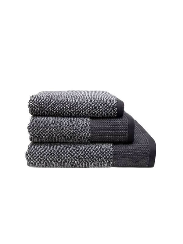 Plush Towel Charcoal Marle