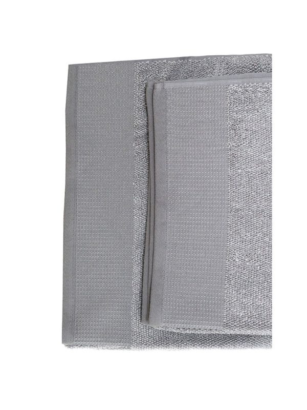 Plush Towel Grey Marle