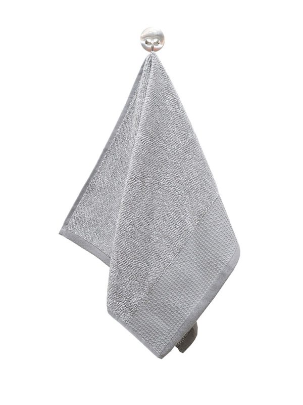 Plush Towel Grey Marle