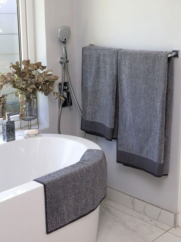 Plush Towel Charcoal Marle