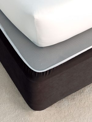 Faux Suede Bedwrap Black
