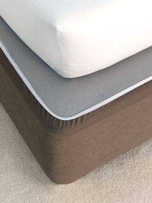 Faux Suede Bedwrap Chocolate