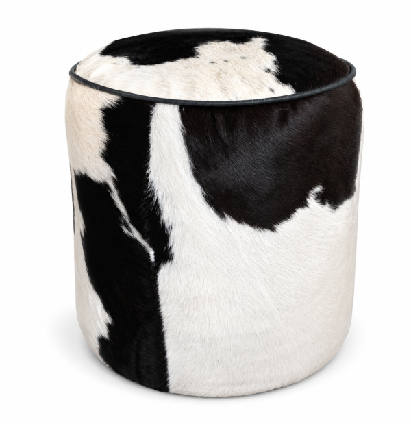 P10 Pouffe - Black & White