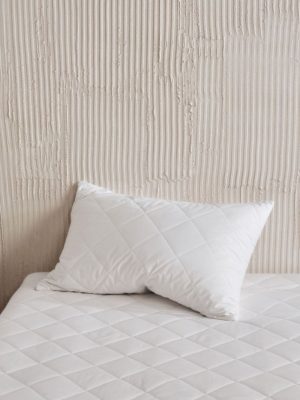 200 TC Cotton Percale  Fitted Sheet - White
