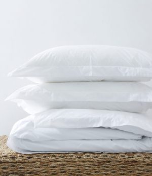 200TC Oxford With Flap Duvet Cover - White