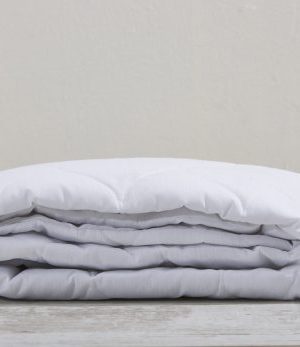 Quilted Mattress Protector - White