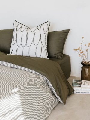 Cotton Line Winter Moss Duvet Set