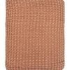Double Layer Burnt Umber Waffle Throw