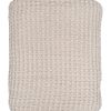 Double Layer Natural Waffle Throw