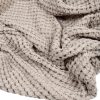 Double Layer Natural Waffle Throw