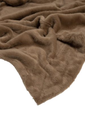 Panther Fur Ginger Throw