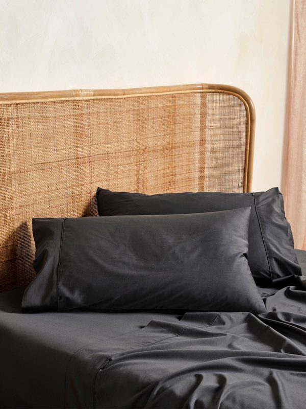 Elka Charcoal Pillow Cases