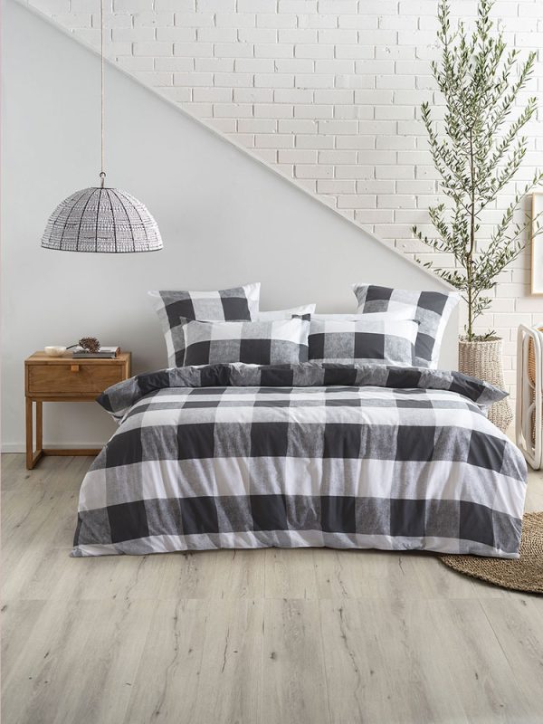 Alec Carbon Duvet Set