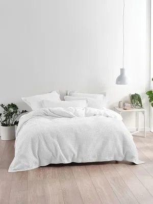 Henderson Waffle Weave Duvet Set