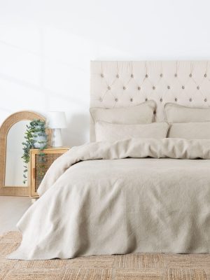 Manon Oatmeal Coverlet Set