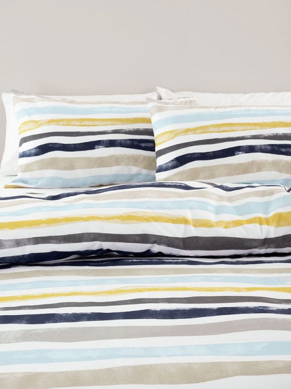 Brock Mustard Duvet Set