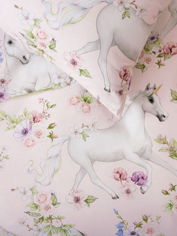 Unicorn Blossom Duvet Set
