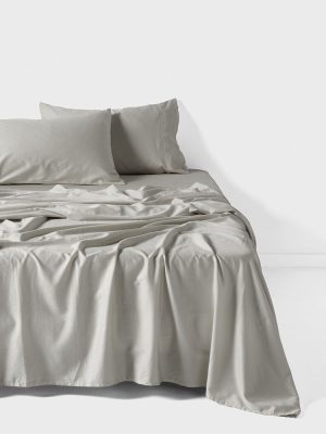 Surf Wash Light Silver Duvet Cover