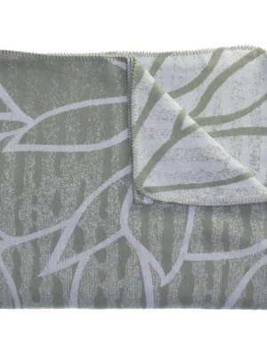 Amanda Biome Olive White  Throw