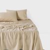 Surf Wash Taupe Fitted Sheet