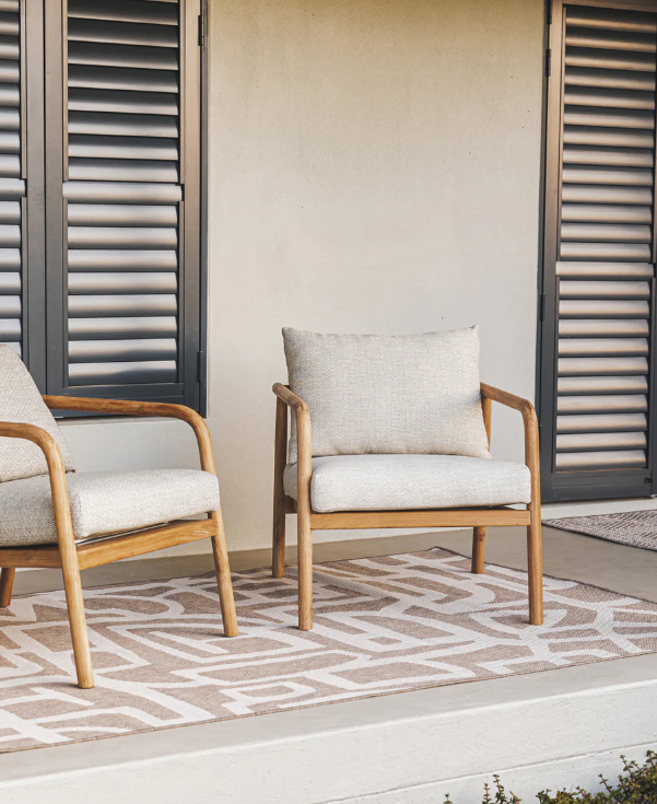 Anastacia Teak Occassional Chair