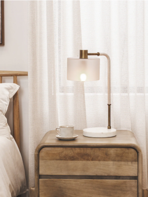 Flare Marble Desk Lamp