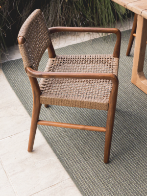 Goa Teak Dining Arm Chair