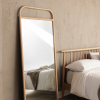 Imperial Oak Floor Mirror
