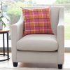 Checkmate Coral Blush Scatter Cushion