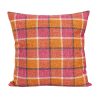 Checkmate Coral Blush Scatter Cushion