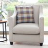 Checkmate Scatter Cushion - Mocha