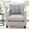 Checkmate Scatter Cushion - Silvermist