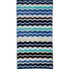 Chevron Blue Beach Towel