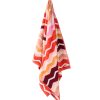 Chevron Coral Beach Towel
