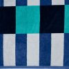 Square Blue Beach Towel
