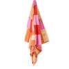 Square Pink Beach Towel