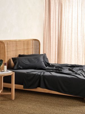 Elka Duvet Cover - Charcoal