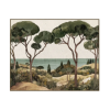 Aegean Pasture Sepia Green Wall Art