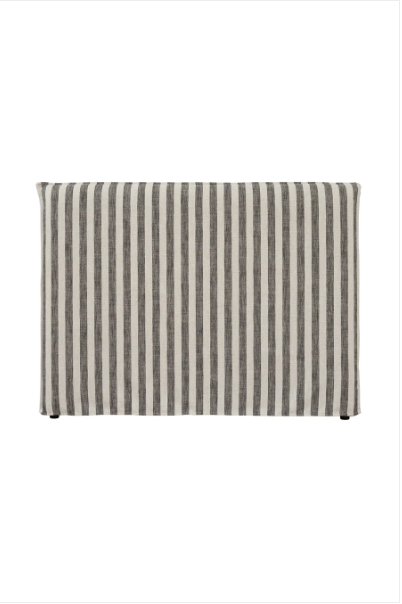 Aurora Espresso Slipcover Headboard