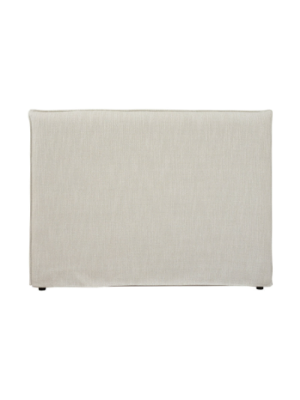 Aurora Seasand Slipcover Headboard