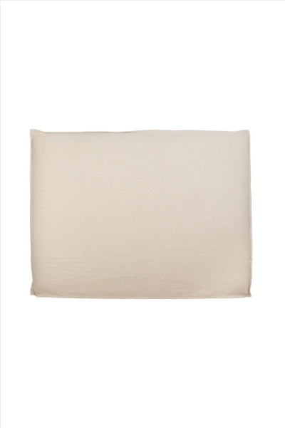 Aurora Saltpan Pumice Slipcover Headboard