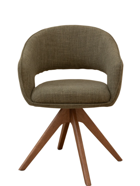 Emma Global Basil Swivel Dining Chair