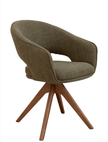 Emma Global Basil Swivel Dining Chair