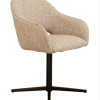 Gail Cosmopolitan Honey Swivel Dining Chair
