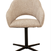 Gail Cosmopolitan Honey Swivel Dining Chair