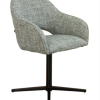 Gail Cosmopolitan Hunter Swivel Dining Chair