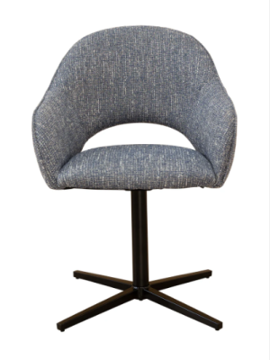 Gail Cosmopolitan Ocean Swivel Dining Chair