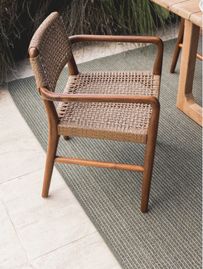 Goa Teak Dining Arm Chair