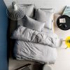 250TC Cotton Light Grey Pillow Cases